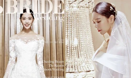 ‘Búp bê gợi cảm’ xứ Hàn Clara tung ảnh cưới sau bê bối tình dục