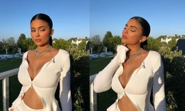 Em út tỷ phú nhà Kardashian gợi cảm hết nấc với mốt ‘không nội y’