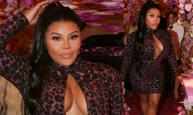 Sốc với màn khoe vòng một ‘nhức mắt’ của rapper Lil’ Kim và đàn em