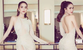 Ngọc Trinh ‘mặc như không’ gây tranh cãi tại Liên hoan phim Cannes 