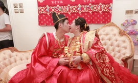 Choáng với sính lễ toàn vàng ròng trong đám cưới con gái ‘vua sòng bạc Macau’