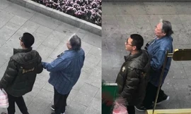 Sao võ thuật Hồng Kim Bảo sức khỏe sa sút, đi phải có người dìu ở tuổi 67