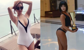 Đường cong gây chao đảo của ‘Hoa hậu siêu vòng ba’ Trung Quốc 