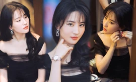 Lưu Diệc Phi tái xuất đẹp mê mẩn khó rời mắt