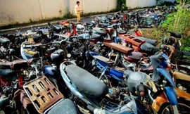 Có 91.447 phương tiện giao thông quá thời hạn tạm giữ bị tịch thu sung công.