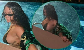 Nữ ca sĩ giàu nhất thế giới tung ảnh khoe vòng một ‘khủng’