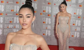 Madison Beer diện đầm xuyên thấu lộ nội y và hình thể nóng bỏng