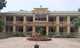 Trụ sở UBND xã Quế Sơn, huyện Quế Phong (Nghệ An). Ảnh: Cảnh Thắng/DV