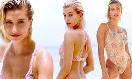 Hailey Baldwin ‘bỏ rơi’ chồng, cặp kè bạn thân trên bãi biển