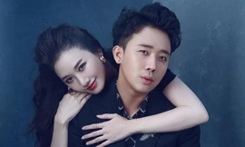 Trấn Thành tung bộ ảnh 'tình bể bình' bên Hari Won đúng ngày Valentine