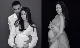 Mỹ nhân Đài Loan bầu ‘vượt mặt’ mà vẫn chịu khó 'cởi' khoe body sexy