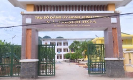 Trụ sở xã Thạch Hóa. Ảnh: VietNamNet