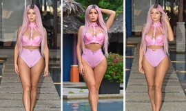 Demi Rose hoá ‘búp bê Barbie hồng’ nóng bỏng trong kỳ nghỉ ở Thái Lan