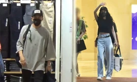 Lưu Khải Uy lặng lẽ đi mua đồ giá rẻ, Dương Mịch hớn hở khoe eo thon