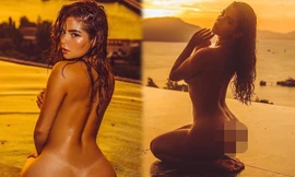 ‘Kim siêu vòng ba nước Anh’ tung ảnh khoả thân nóng bỏng mắt