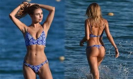 Mỹ nhân Anh Kimberley Garner khoe dáng ‘không tì vết’ với bikini hai mảnh