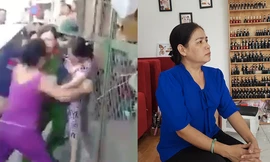 Bà Liễu tố bị Trưởng Công an phường An Cư ngăn cản, đánh khi mua cá.