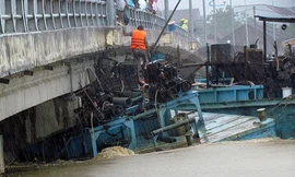 Trục xuất sà lan đâm cầu Thành