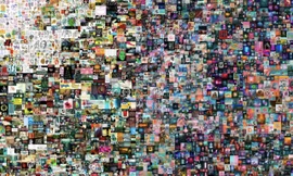 Bức ảnh ghép kỹ thuật số này được mua đấu giá với giá gần 70 triệu USD.