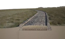 Công trình tái hiện con đường trong vành đai La Mã cổ đại