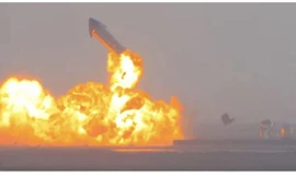 Mặc dù phát nổ sau 8 phút hạ cánh, nhưng kỹ sư của công ty này tuyên bố SpaceX đã thành công.