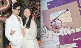 Ngô Thanh Vân khoe quà Huy Trần tự tay làm tặng ngày 8/3, lộ khoảnh khắc ngọt ngào