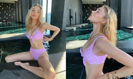 ‘Thiên thần cò hương’ Elsa Hosk khiến fans ‘trố mắt’ với vòng một nảy nở