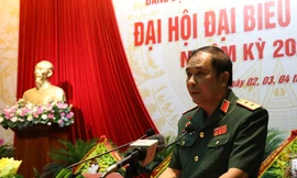 Đại tướng Ngô Xuân Lịch cùng các đại biểu dự Đại hội.