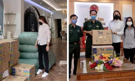 Sao Việt cách ly ngày 7: Ninh Dương Lan Ngọc hát tệ, Kỳ Duyên trao quà chống dịch