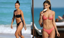 Mỹ nhân gốc Việt mặc bikini, đọ dáng ‘bỏng rẫy’ với bạn gái cũ của Justin Bieber