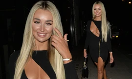 Rachel Fenton mặc váy khoét bạo, lộ gần hết vòng một hậu khỏi COVID-19