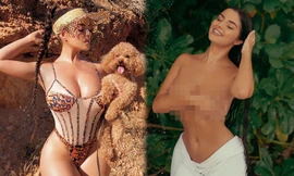 Nữ hoàng nội y nước Anh khoe vòng một 'khủng'