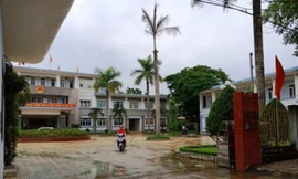 UBND thị xã Bỉm Sơn - nơi ông Tống Văn Thọ đang công tác. Ảnh: NLĐ