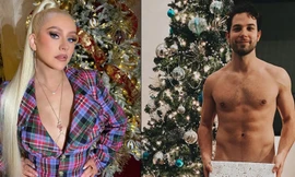Muôn kiểu 'check-in' Noel tại gia của sao thế giới: Người khoả thân, người sexy nóng bỏng