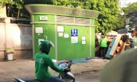 Hiện trường nơi phát hiện thi thể nam thanh niên. Ảnh: VTC