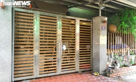 Công ty TNHH Hai thành viên Lối sống mới (tại số 53, tổ 2, thị trấn Đông Anh, huyện Đông Anh, TP Hà Nội) đóng cửa nhiều ngày nay. Ảnh: VTC News