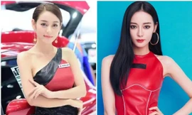 Người mẫu xe hơi gây ‘bão’ mạng vì quá giống Địch Lệ Nhiệt Ba