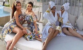 Tiên Nguyễn đăng ảnh diện đồ đôi với mẹ - cựu diễn viên Thủy Tiên trẻ đẹp bất ngờ