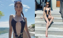 Tung ảnh đồ bơi cắt xẻ siêu bạo, Ngọc Trinh bất ngờ bị fan chê 'tơi tả'