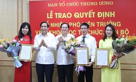 Bản tin 8H: Viện Khoa học tổ chức, cán bộ có 3 tân Phó Viện trưởng
