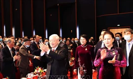 Hình ảnh lãnh đạo Đảng, Nhà nước dự Đại hội Thi đua yêu nước toàn quốc