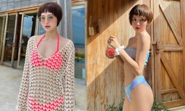 Hiền Hồ tung ảnh bikini ‘thả thính’, fan thi nhau làm thơ đáp lễ