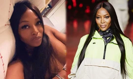 ‘Báo đen’ Naomi Campbell đăng ảnh selfie lộ cả ngực trần tuổi 50