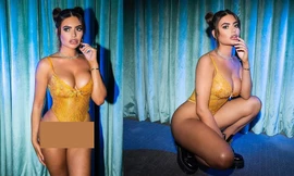 ‘Nóng mặt’ với bộ ảnh nội y ren xuyên thấu táo bạo của cựu vũ nữ thoát y