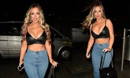 Mặc bra khoe ngực ‘khủng’ hậu giảm cân, Holly Hagan bị chê ‘giả’