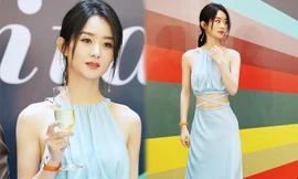 ‘Mẹ bỉm sữa’ Triệu Lệ Dĩnh trẻ đẹp như gái đôi mươi, vòng eo bé xíu gây sốt