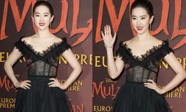 Lưu Diệc Phi diện đầm xuyên thấu rạng ngời, nhưng lộ dấu vết lão hoá