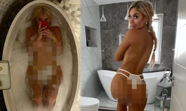 Hậu khoe bồn tắm mới, Chloe Ferry ‘chơi lớn’ đăng luôn ảnh khoả thân bỏng mắt