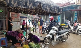 Bên trong xã Sơn Lôi trước giờ gỡ bỏ lệnh cách ly