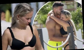 ‘Mỹ nhân khó ở’ Molly-Mae Hague nũng nịu bạn trai trên bãi biển